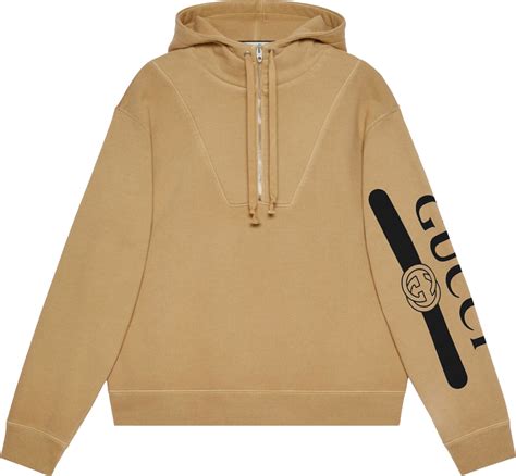 beige gucci hoodie|real Gucci hoodie for men.